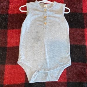 Henley tank bodysuit